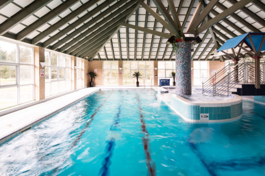 The swimming pool at the Feel Good Health Club at Mercure Leeds Parkway Hotel