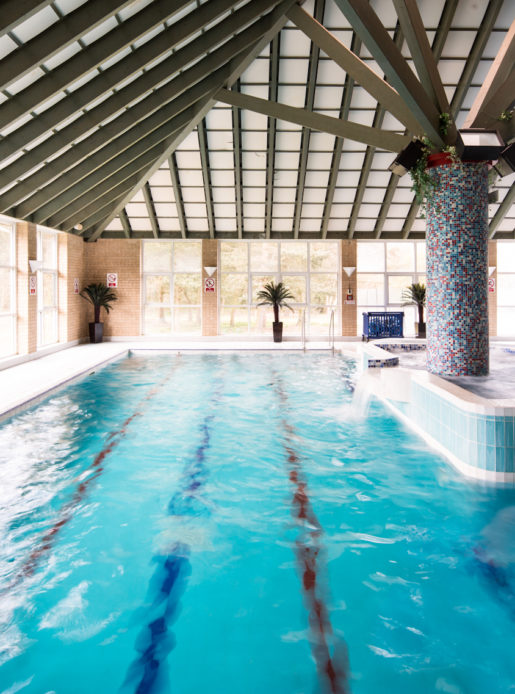 The swimming pool at the Feel Good Health Club at Mercure Leeds Parkway Hotel