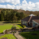 Aerial view of the grounds at Mercure Leeds Parkway Hotel