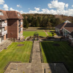 Aerial view of the grounds at Mercure Leeds Parkway Hotel