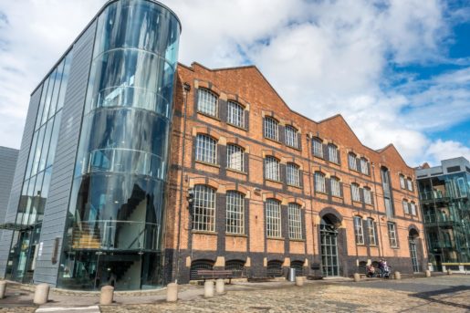 Exterior of the Manchester science and industry museum